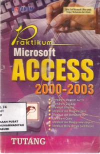 Praktikum Microsoft Access 2000-2003