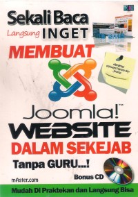 Sekali Baca Langsung Inget Membuat Joomla, Website Dalam Sekejab Tanpa Guru