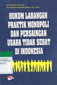 Hukum Larangan Praktik Monopoli dan Persaingan Usaha Tidak Sehat di Indonesia