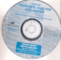 CD: Concad : Concrete Analysis And Design Software desain struktur untuk mendampingi Desain Beton Bertulang