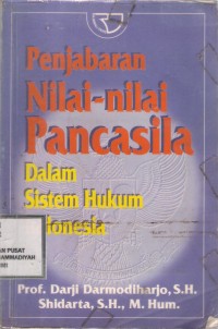 Image of Penjabaran nilai-nilai Pancasila dalam Sistem Hukum Indonesia