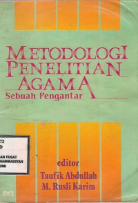 Metodologi Penelitian Agama