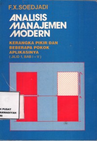 Analisis Manajemen Modern