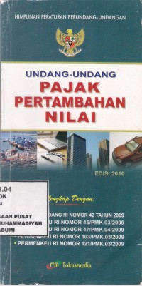 Undang-Undang Pajak Pertambahan Nilai