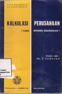 Kalkulasi Perusahaan (Ilmu Hitung Perusahaan)