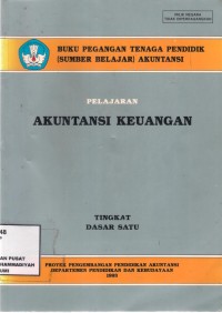 Pelajaran Akuntansi Keuangan
Tingkat dasar satu