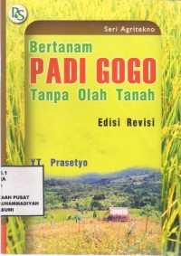 Bertanam Padi Gogo Tanpa Olah Tanah