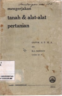 Mengerjakan Tanah & Alat-alat Pertanian