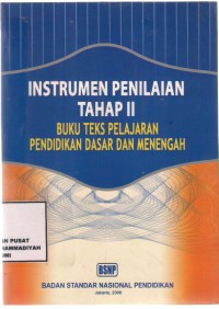 Instrumen Penilaian Tahap II