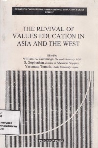 The Revival Of Values Education in Asia And The West