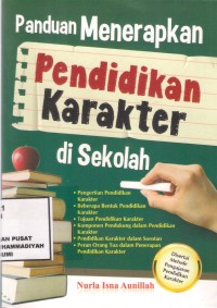 Panduan Menerapkan Pendidikan karakter Di Sekolah