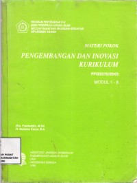 Materi Pokok
Pengembangan dan Inovasi Kurikulum