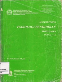 Materi Pokok 
Psikologi Pendidikan