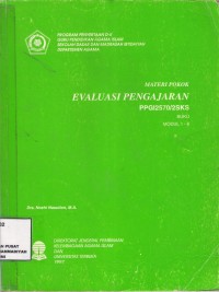 Materi Pokok 
Evaluasi Pengajaran