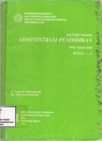 Materi Pokok 
Administrasi Pendidikan