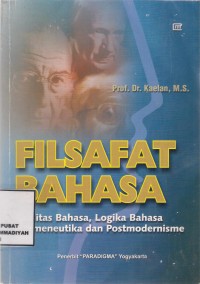 Filsafat Bahasa
Masalah dari perkembangannya