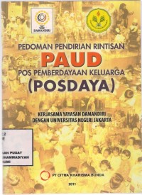 Pedoman Pendirian Rintisan PAUD Pos Pemberdayaan Keluarga (POSDAYA)