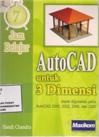 7 Jam Belajar AutoCad untuk 3D