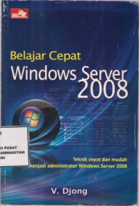 Belajar Cepat Windows Server 2008