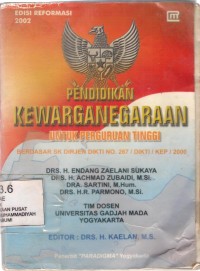 Pendidikan Kewarganegaraan Untuk Perguruan Tinggi