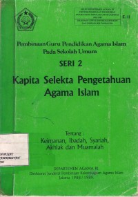 Kapita Selekta Pengetahuan Agama Islam