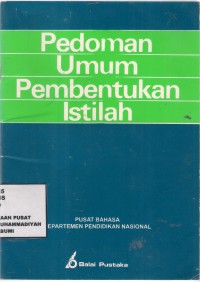 Pedoman Umum Pembentukan Istilah