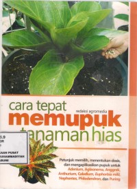 Cara Tepat Memupuk Tanaman Hias