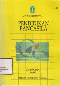 Buku Materi Pokok Pendidikan Pancasila