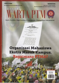 Majalah: Warta PTM: Organisasi Mahasiswa Ekstra Masuk Kampus. Bagaimana PTMA?