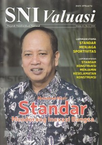 Majalah: SNI Valuasi: Mohamad Nasir Standar Mendorong Inovasi Bangsa