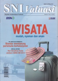 Majalah: SNI Valuasi: Wisata Mudah, Nyaman dan Aman