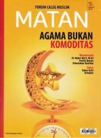 Majalah: Matan: Agaman Bukan Komoditas