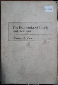 The Economics of Supply And Demand