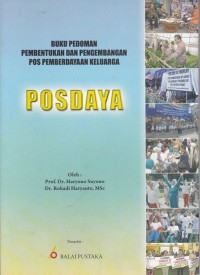 Buku Pedoman Pembentukan dan Pengembangan Pos Pemberdayaan Keluarga