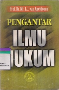 Pengantar Ilmu Hukum