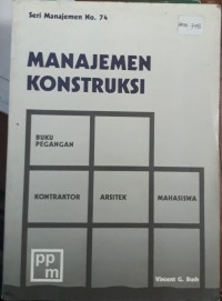 Manajemen Konstruksi