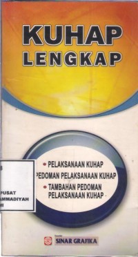 KUHAP Lengkap