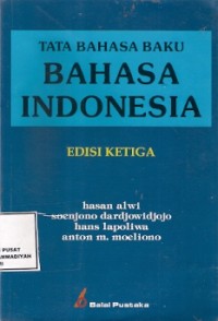 Tata Bahasa Baku Bahasa Indonesia