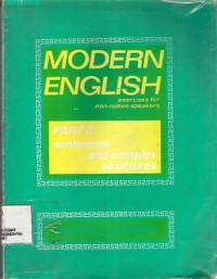 Modern English : exercises for non-native speakers