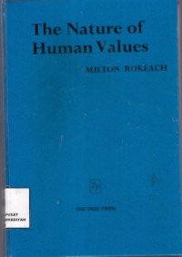 The Nature Of Human Values