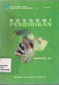 Ekonomi Pendidikan Edisi 1