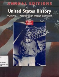 United States History Volume 2 - Reconstruction Through The Present