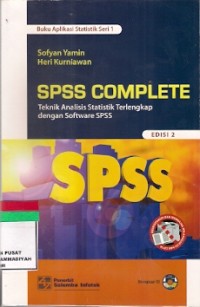 SPSS Complete : teknik analisis statistik terlengkap dengan software spss