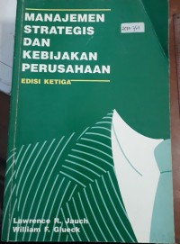 Manajemen Strategis dan Kebijakan Perusahaan