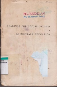 Reading for Social Studies in Elementary Education