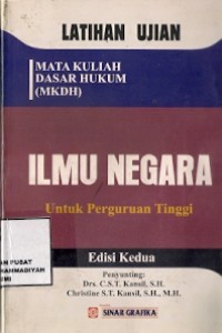 Latihan Ujian Ilmu Negara Untuk Perguruan Tinggi