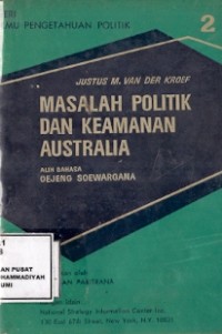 Masalah Politik Dan Keamanan Australia