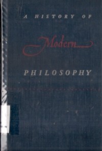 A History Of Modern Philosophy