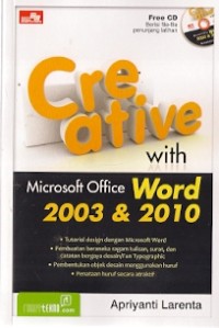 Creative With Microsoft Office Word 2003 & 2010