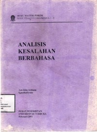 Analisis Kesalahan Berbahasa